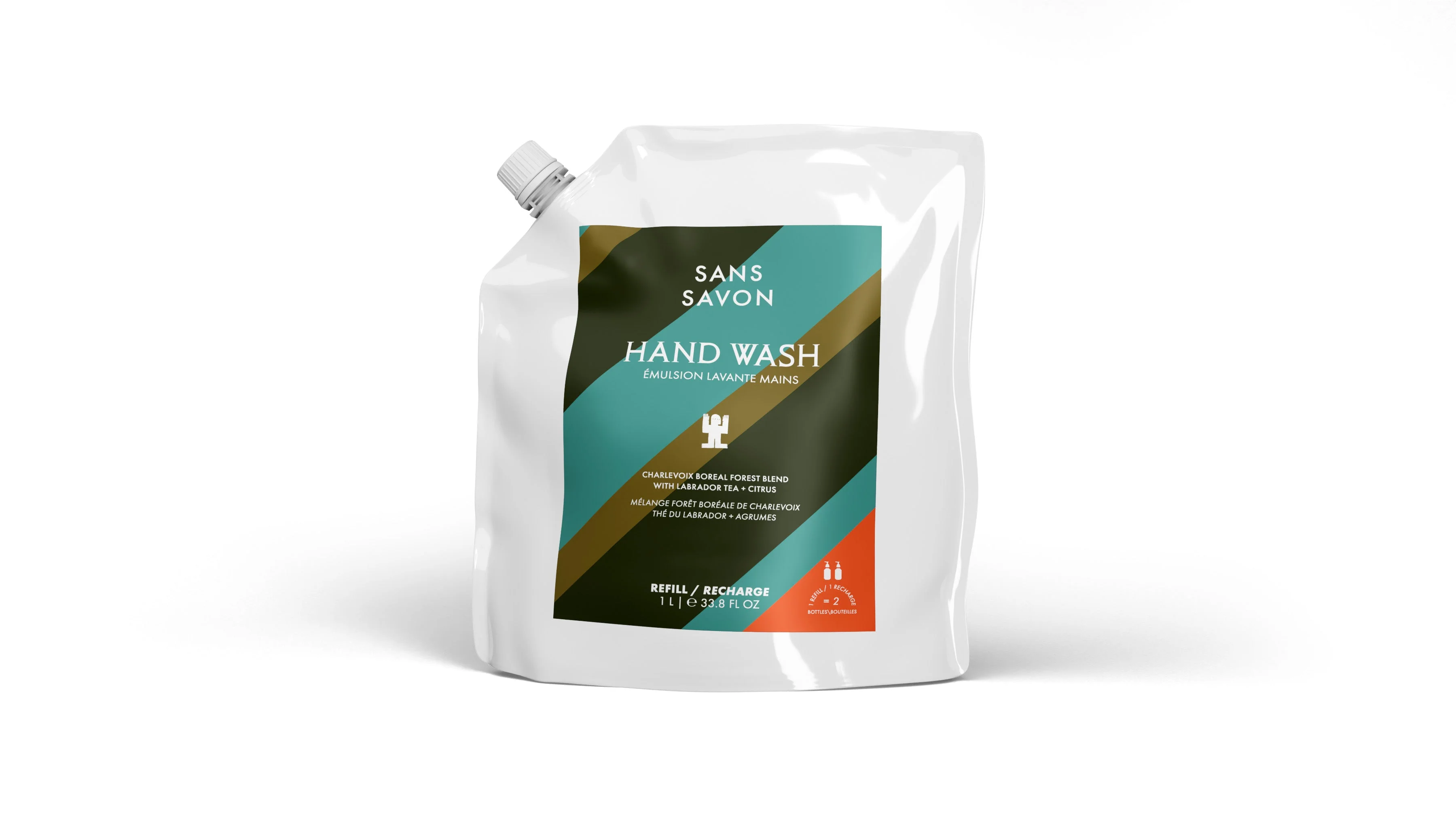 Sans Savon Hand Wash Refill Charlevoix Boreal Forest Blend - Image 3