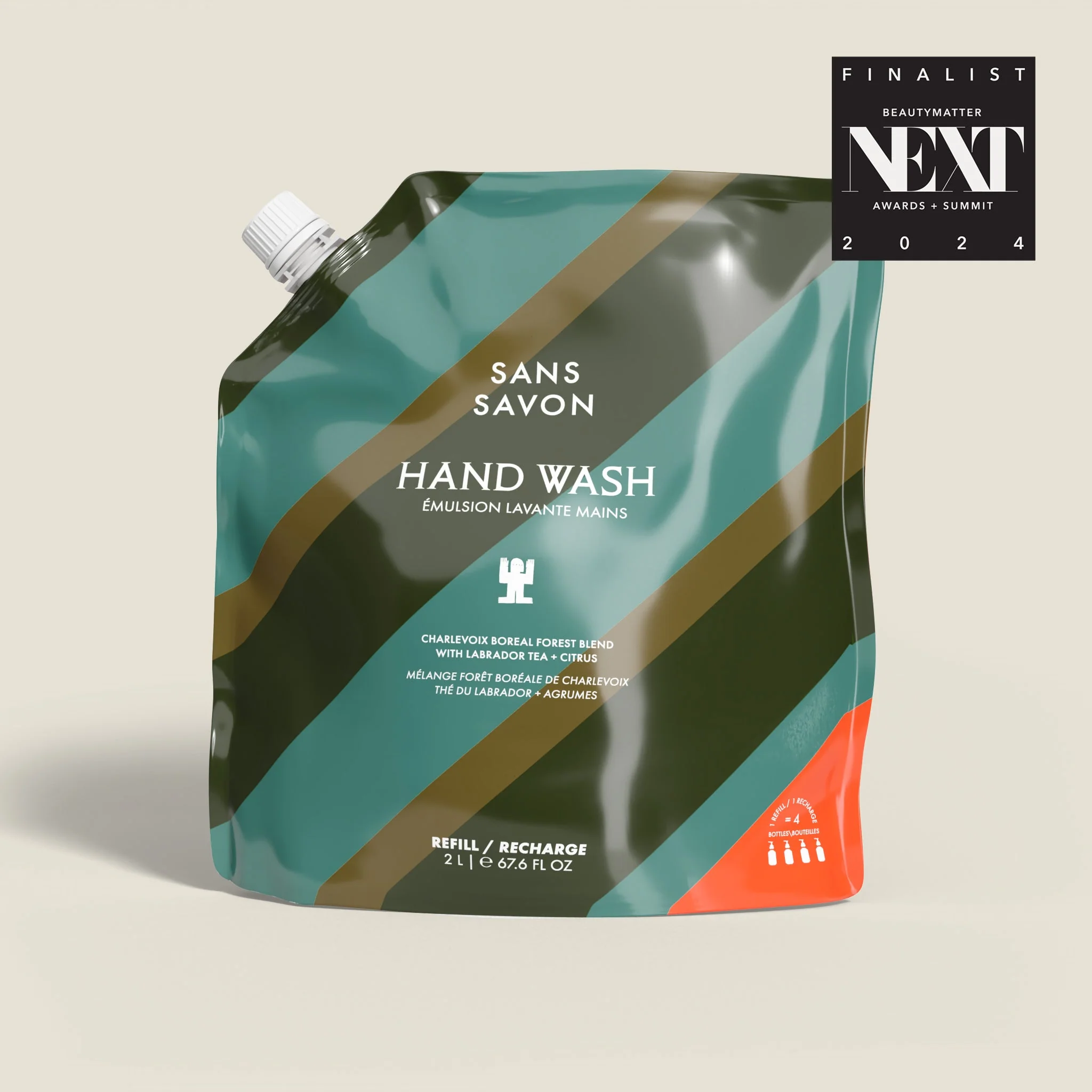 Sans Savon Hand Wash Refill Charlevoix Boreal Forest Blend - Image 4